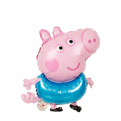 Peppa Pig George Party Helium Foil Balloons - Seasons Gift Channel ...